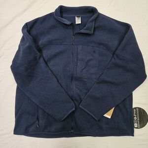 North Face Big Front Range Fleece Jacket Summit Navy Blue Men's Size 3XL